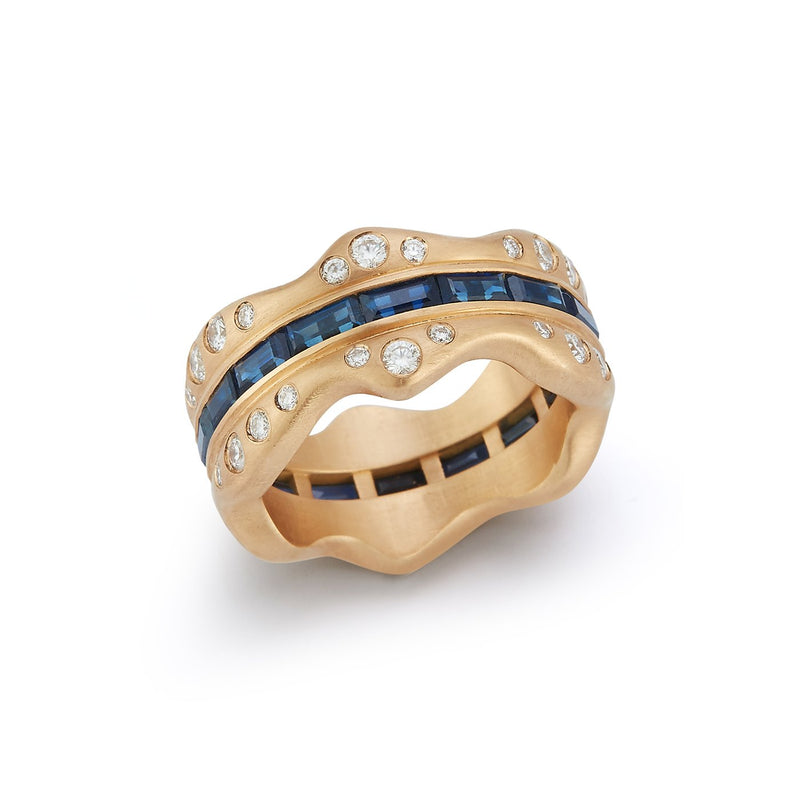 EQUATOR SAPPHIRE BUBBLE RING