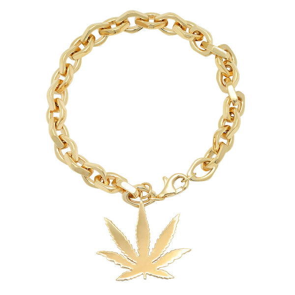 CANNABIS CHARM BRACELET