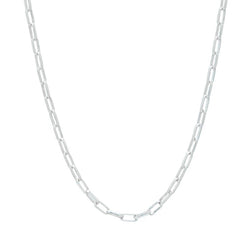 PAPERLINK STERLING SILVER CHAIN