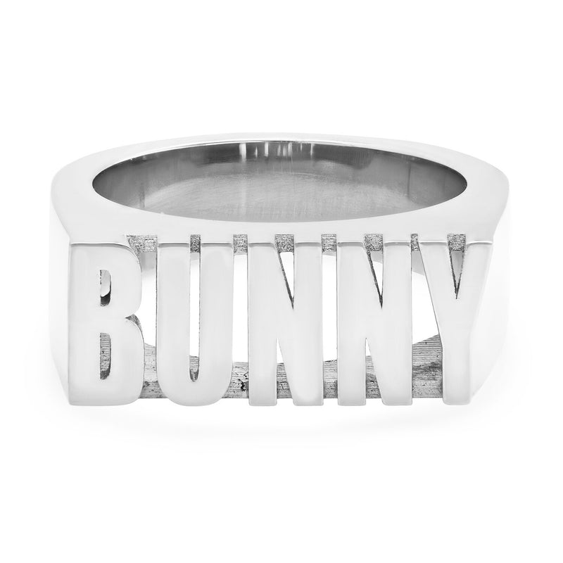 "BUNNY" WORD RING