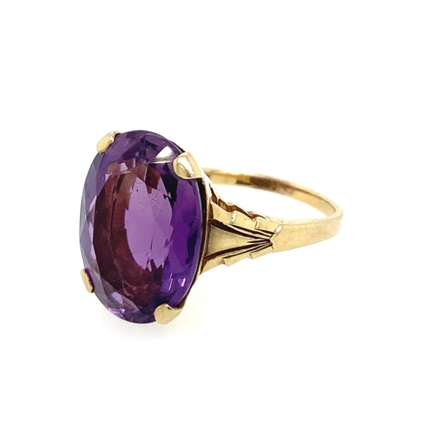 VINTAGE VICTORIAN AMETHYST RING