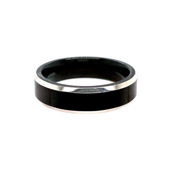 MENS THINNER BLACK BAND