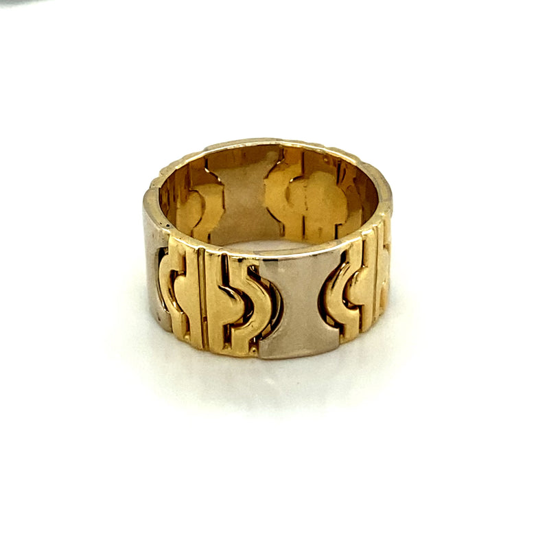 VINTAGE WIDE GOLD BAND