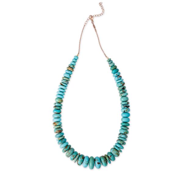 XXL GRADUATED TURQUOISE NECKLACE