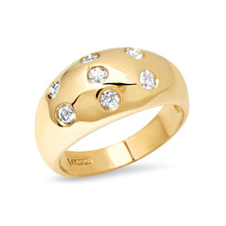 7 DIAMOND DOME RING