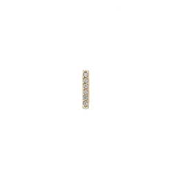 PETITE DIAMOND PAVE CHARM CONNECTOR