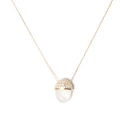 MOONSTONE CAP NECKLACE