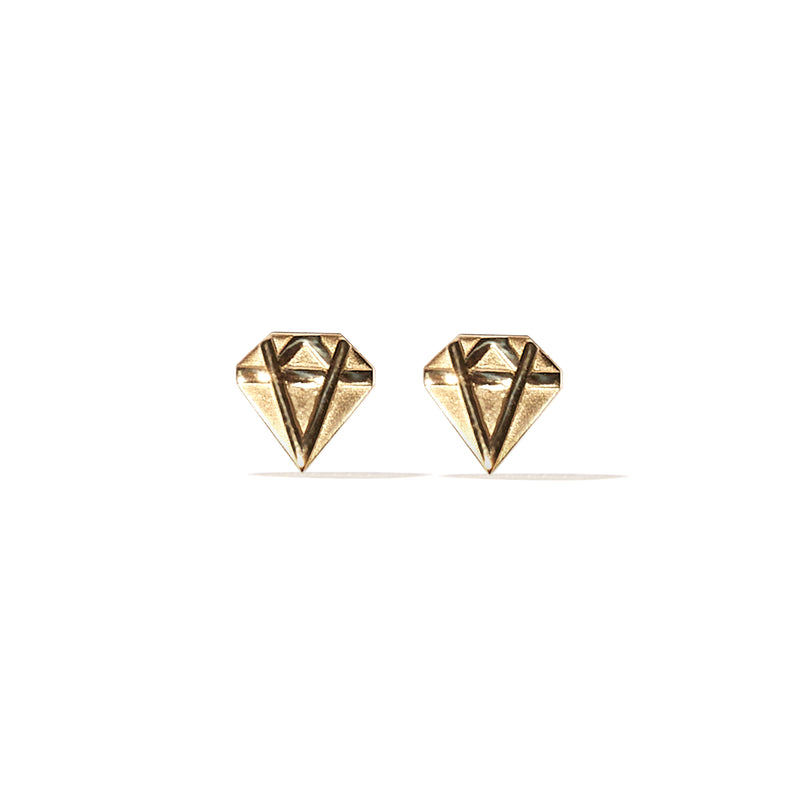 JUJU MINI DIAMOND STUD EARRINGS