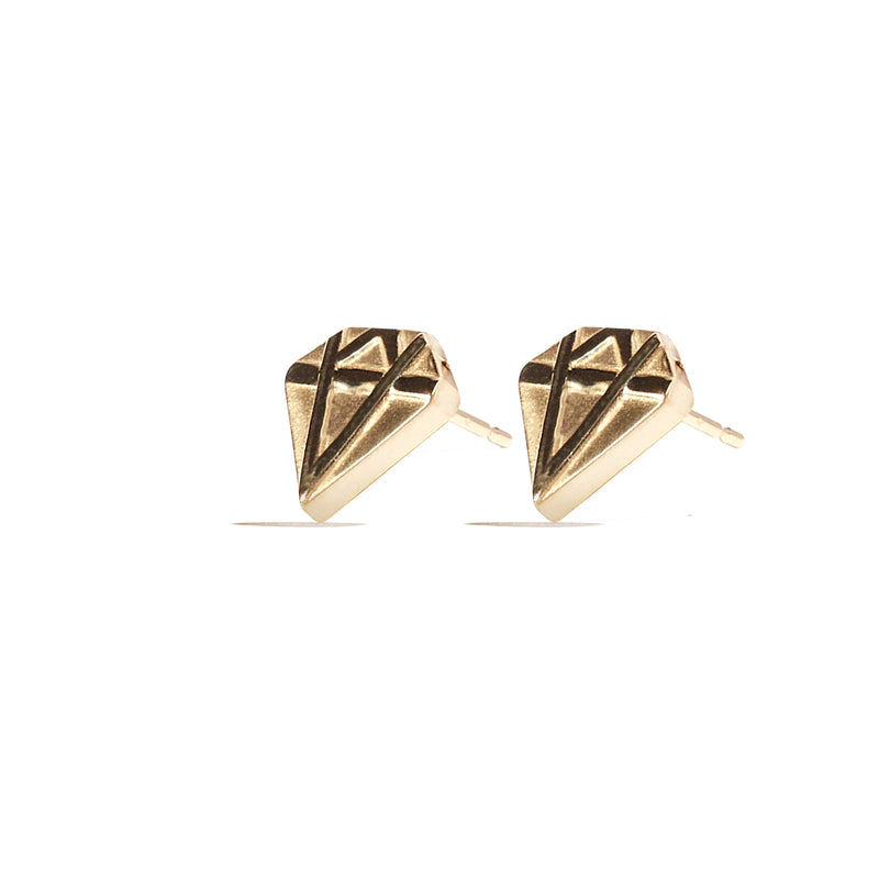 JUJU MINI DIAMOND STUD EARRINGS