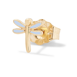 DRAGONFLY STUD - LIGHT BLUE