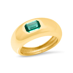 EMERALD DOME RING