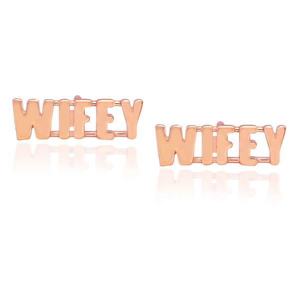 WIFEY Stud Earring