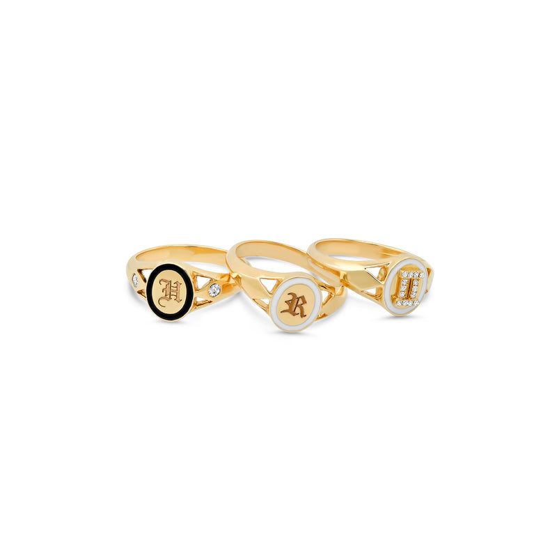 EVA SIGNET PINKY RING