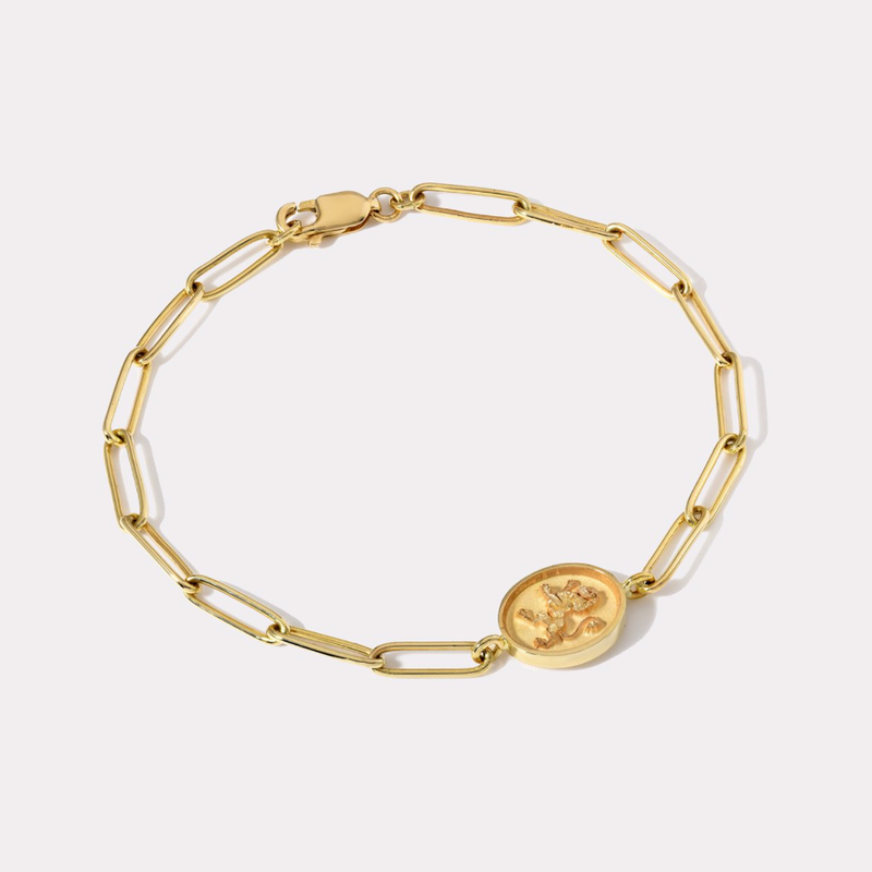 FANTASY SIGNET LINK BRACELET