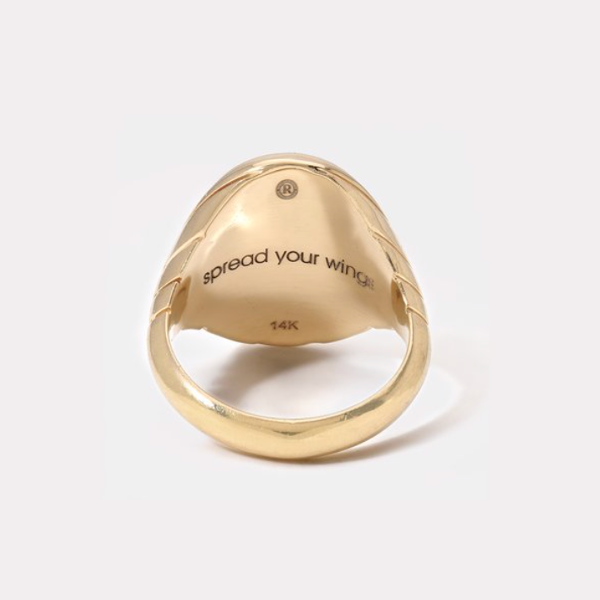 GRANDFATHER FANTASY SIGNET - 14K YELLOW GOLD