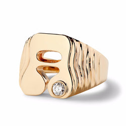 STELLAR LETTER RING