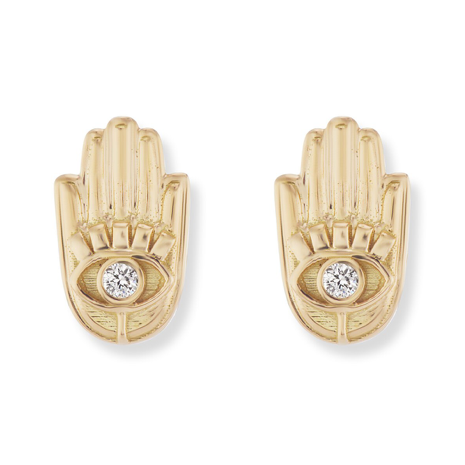 HAMSA STUD EARRINGS