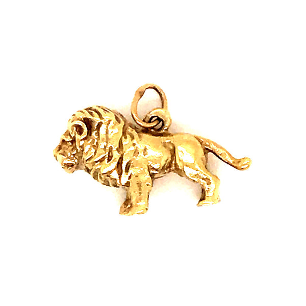 VINTAGE LION CHARM