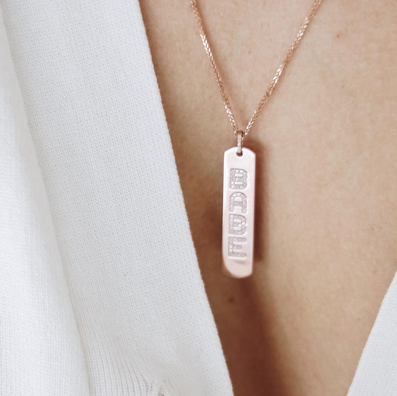 LONG TAG NECKLACE