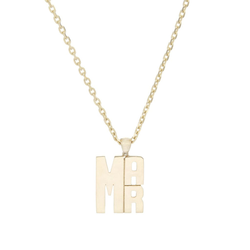 LUCKY STRIKE MONOGRAM PENDANT