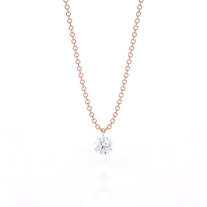 HADID 0.25 CT SOLITAIRE FRINGE NECKLACE