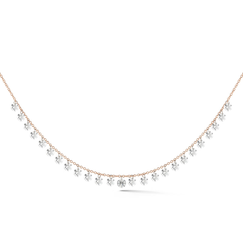 MARYAM 2 CT 20 STONE ROUND DIAMOND NECKLACE