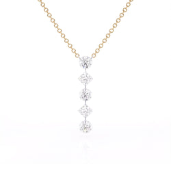 MORRISON 5 DIAMOND STREAMER NECKLACE