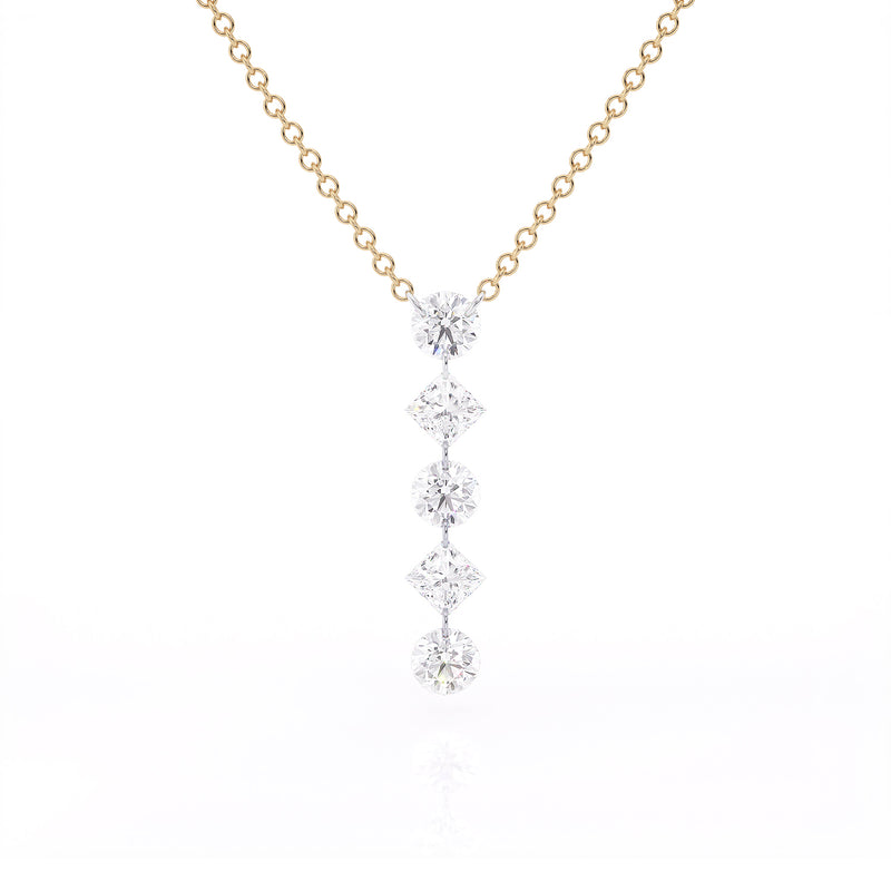 MORRISON 5 DIAMOND STREAMER NECKLACE