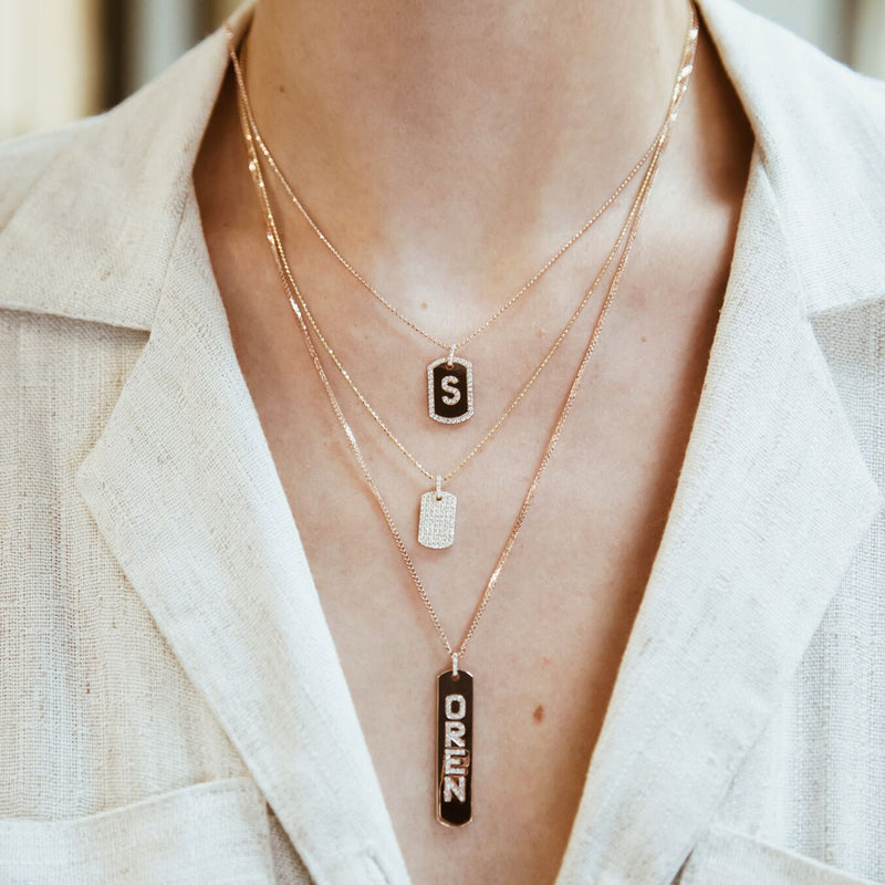 LONG TAG NECKLACE