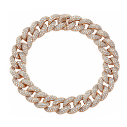 PAVE DIAMOND JUMBO CUBAN LINK BRACELET