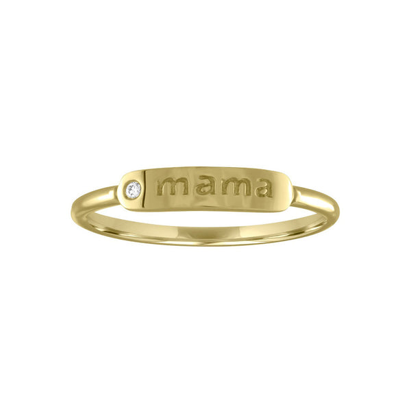 The Twiggy "MAMA" Ring