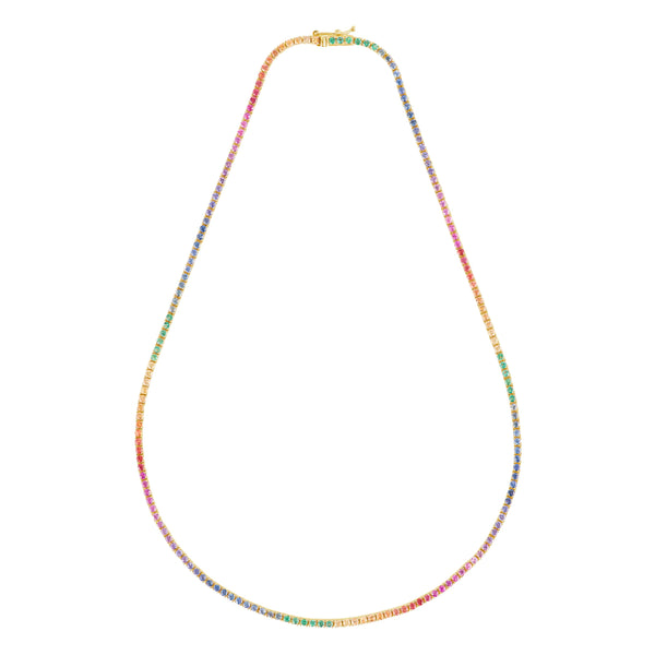 RAINBOW TENNIS NECKLACE