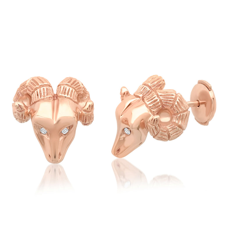 RAM STUD EARRINGS