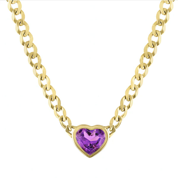 THE COOPER NECKLACE - AMETHYST