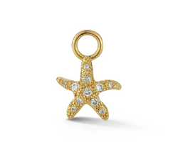 STARFISH HUGGIE CHARM