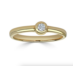 BOOKEND DIAMOND RING