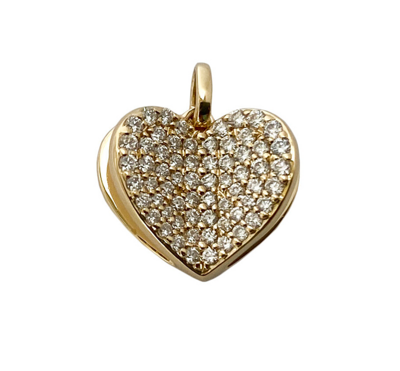 MEMENTO DIAMOND HEART CHARM