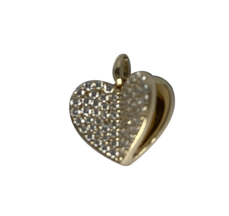 MEMENTO DIAMOND HEART CHARM