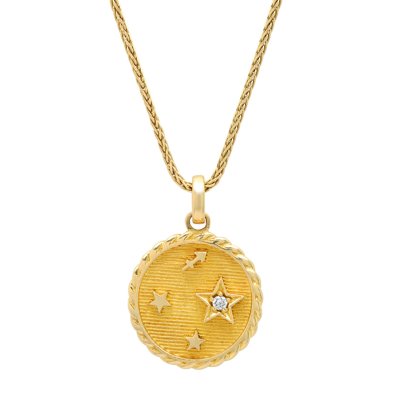 SMALL ZODIAC CHARM - GOLD