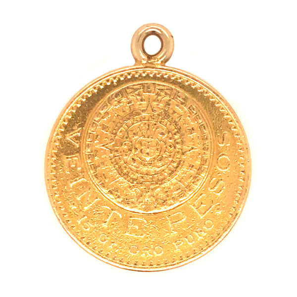 VINTAGE MEXICAN PESO CHARM