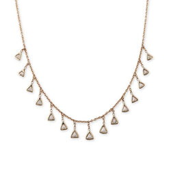 TRILLION DIAMOND SHAKER NECKLACE