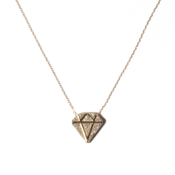 JUJU DIAMOND CHARM NECKLACE