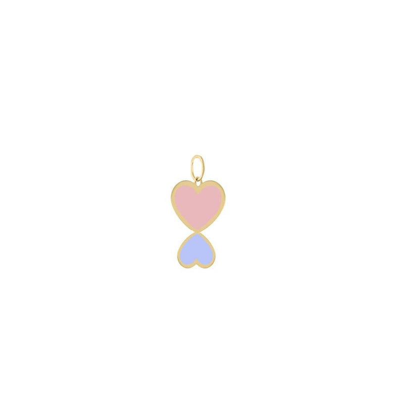 MOMMY + ME HEART ENAMEL CHARM