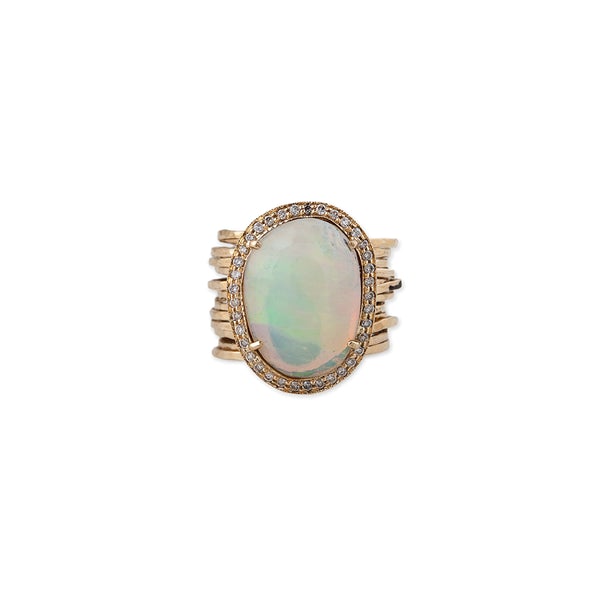 FREEFORM OPAL MULTI WAIF RING