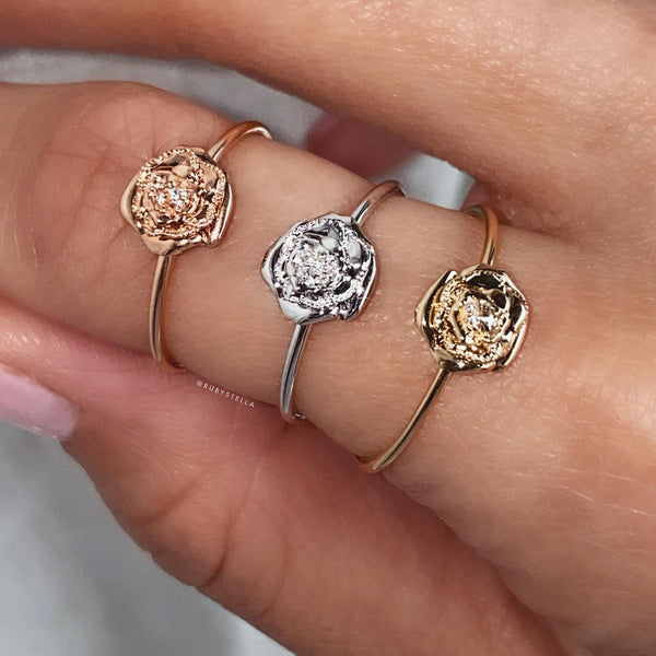 DIAMOND ROSE RING