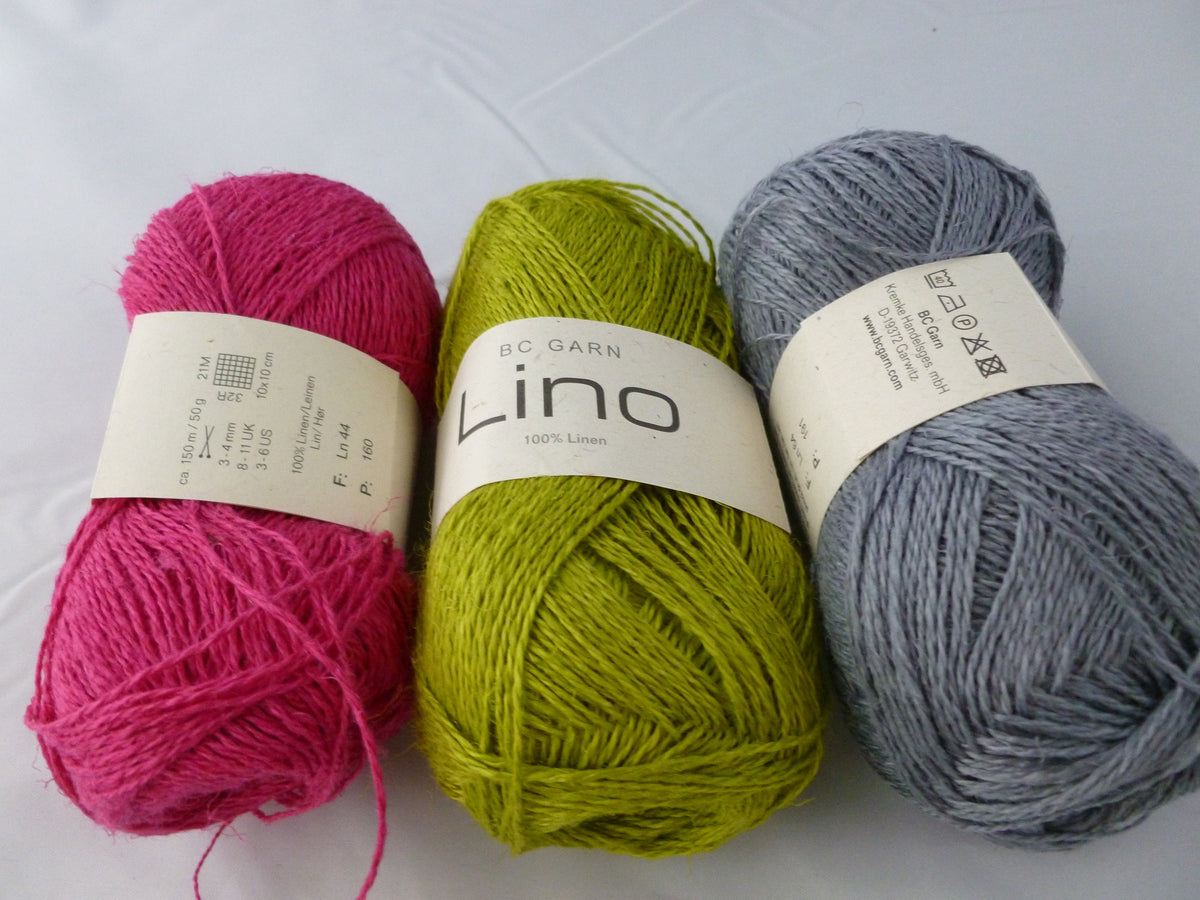 Lino BC Garn, 100% Linen, 50gm, 10% off | Felted