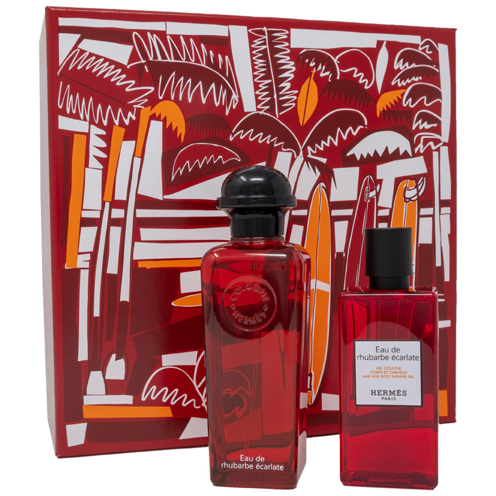 hermes rhubarb shower gel