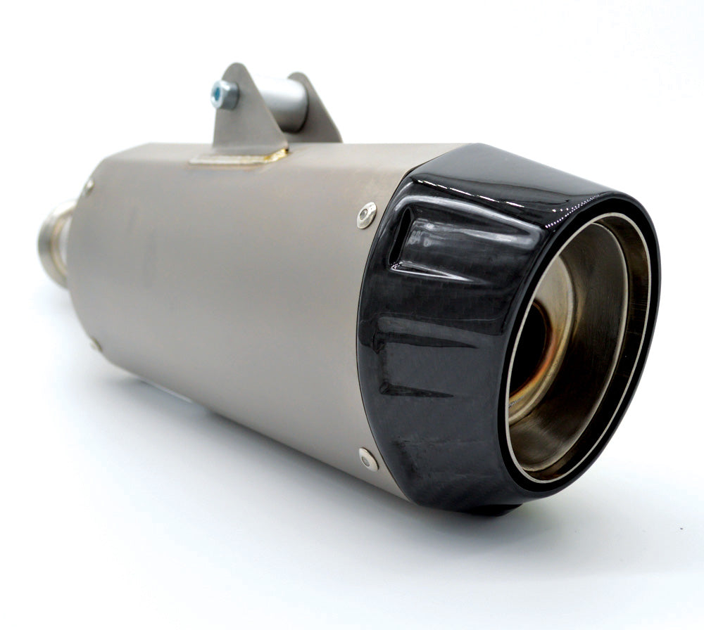 Carbon BC20V Details about  / KTM 690 Duke 2012-2019 Performance Exhaust Silencer Oval Black