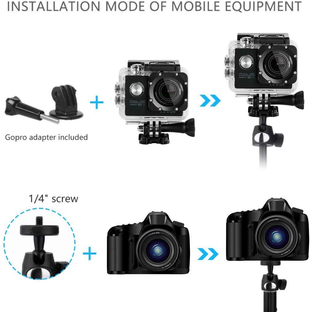 zwaar hefboom wapen Selfie Stick Tripod Bluetooth, 40 Inch Extendable Flexible Selfie Stic –  New Genesis Online