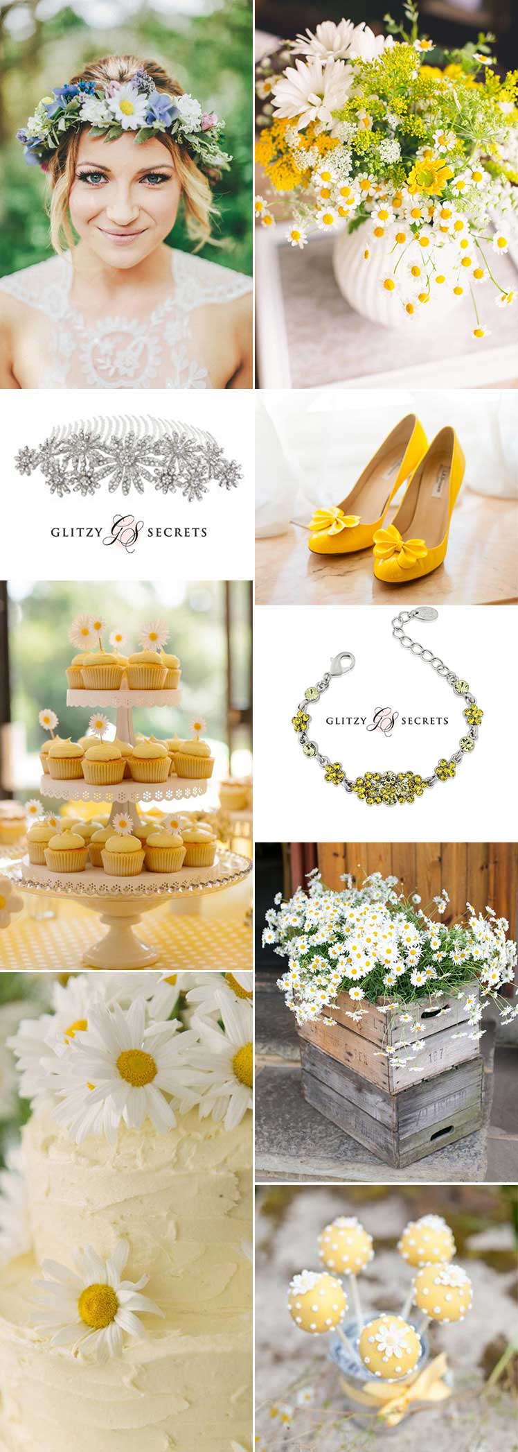 Daisy wedding theme inspiration